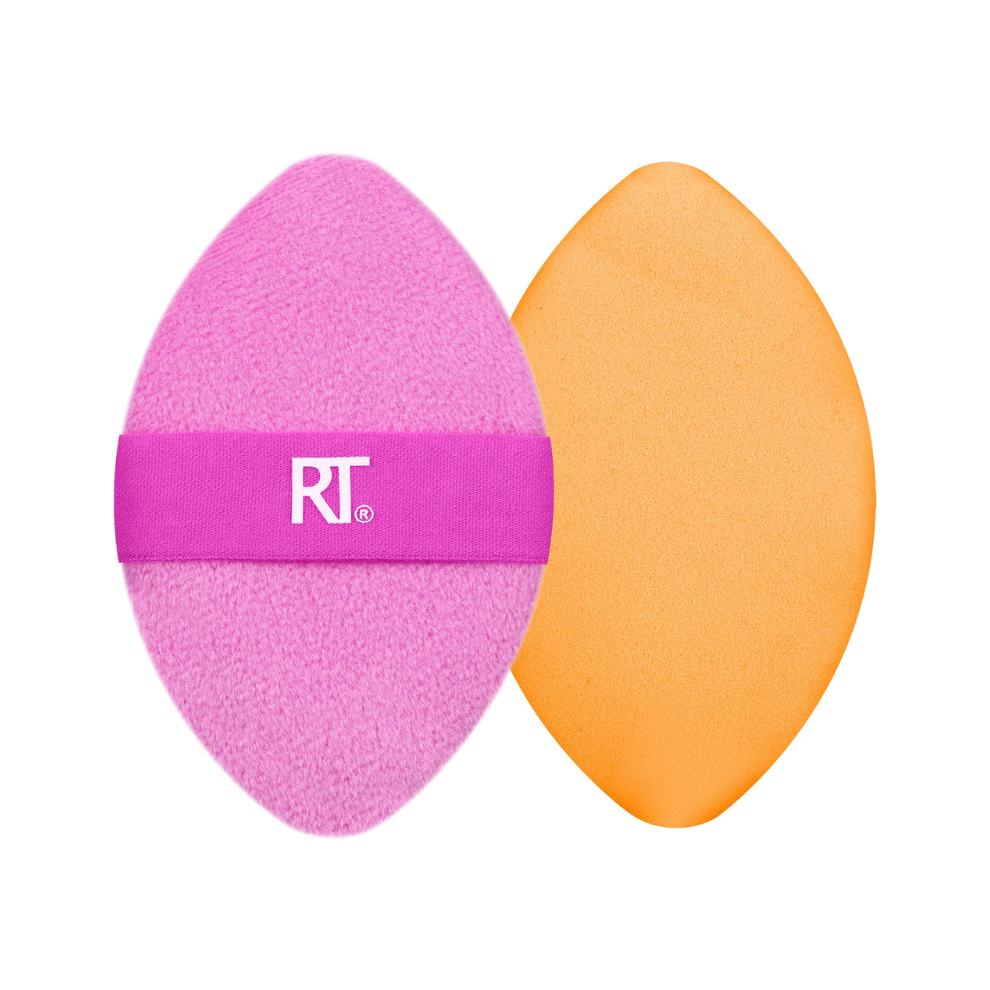 Bông tán nền lỏng và phấn hai mặt RT Real Techniques Miracle 2 In 1 Powder Puff 0090
